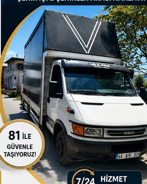 Başhan Nakliyat taşıma aracı
